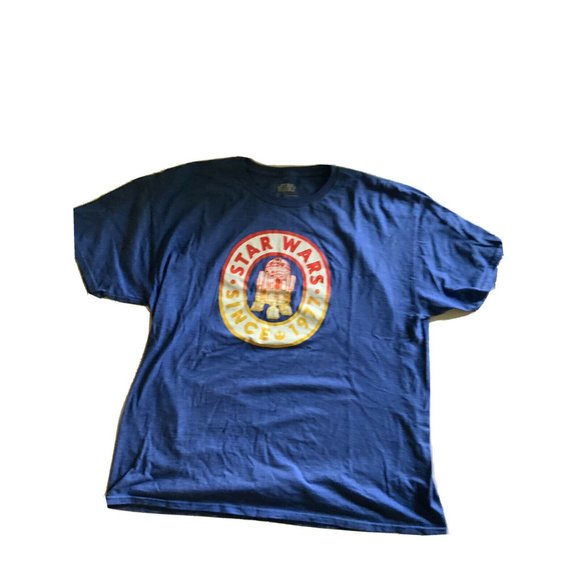 Star Wars Blue T Shirt XL 27/22 Pre-Owned